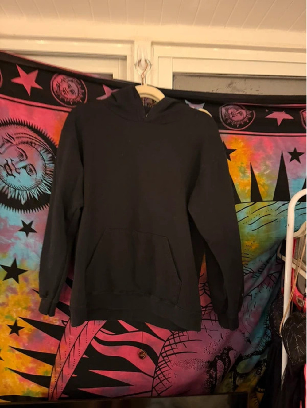 Small Solid Black Majestic Hoodie